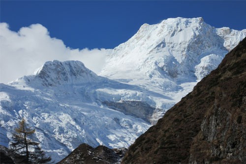 view of Mt. Manaslu