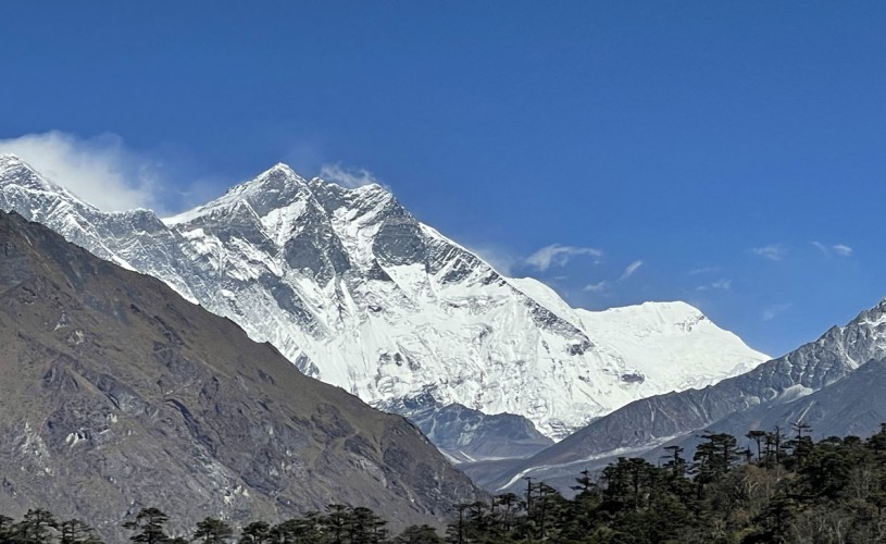 Stunning view of Everest