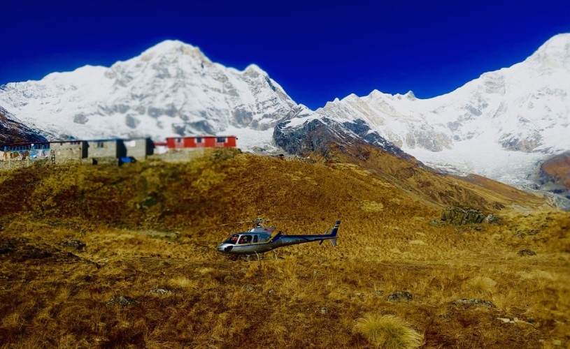 Stunning View of Annapurna Range