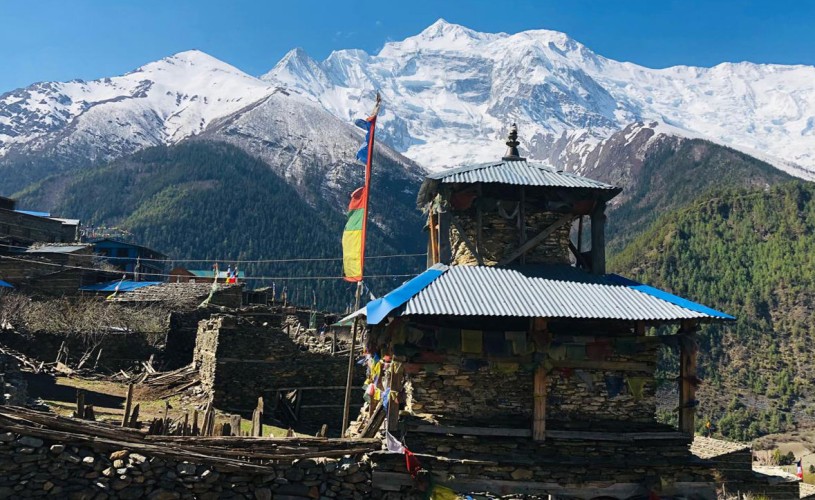 Stunning view of Annapurna