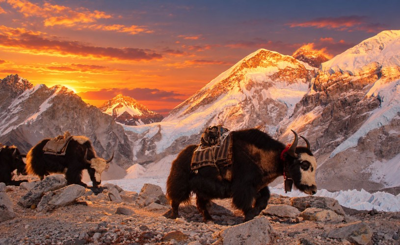 Everest View from Gorekshep