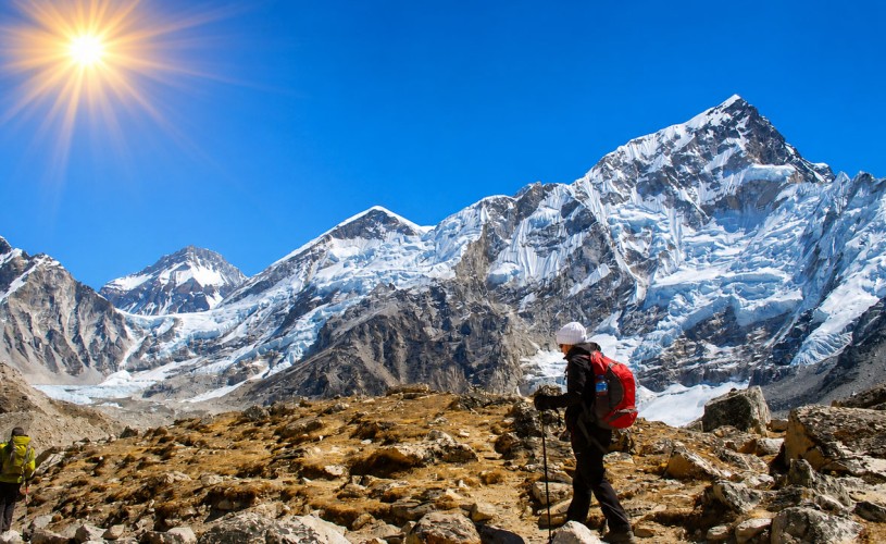 Amazing view sunrise view of Everest