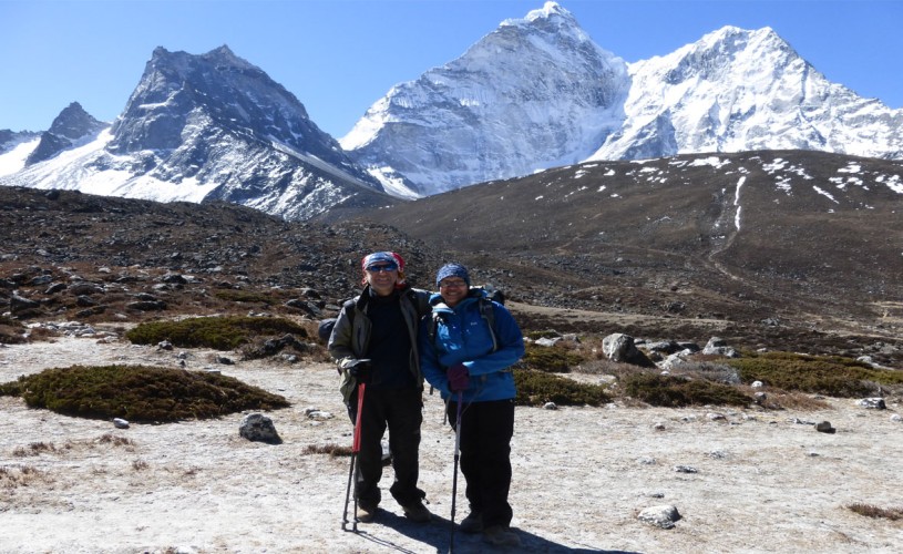 View of Mount Taboche