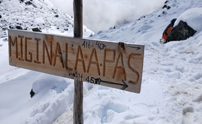 High pass of Kanchenjunga Trek