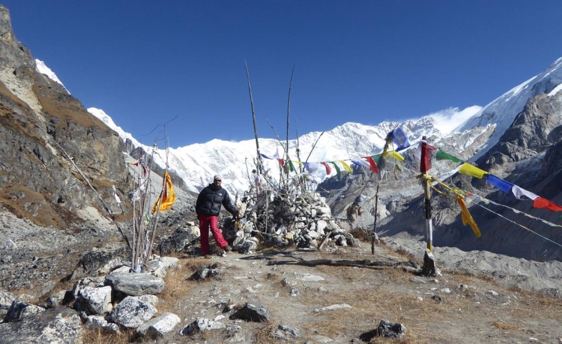 Stunning view of North base camp