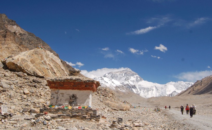 Everest Base Camp from Tibet