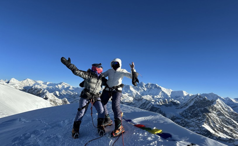 On the Highest point of Mera Peak
