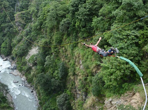 Bungee Jumping in Bhote Koshi River