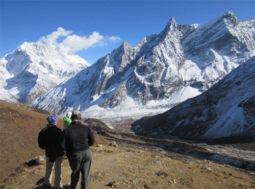 Mt. Ganesh Himal View from manaslu Trail