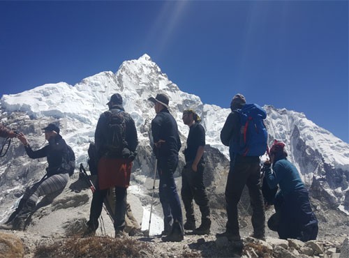 Mt. Everest View from Khumbu Gracier