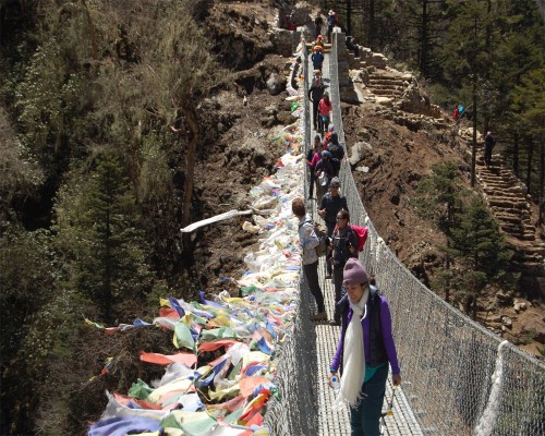  Suspension Bridge In Everest