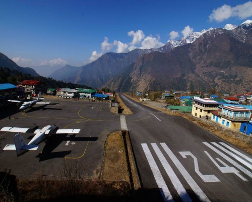 Lukla Airport Everesr Regio