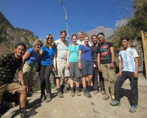 Manaslu Trek Group Members