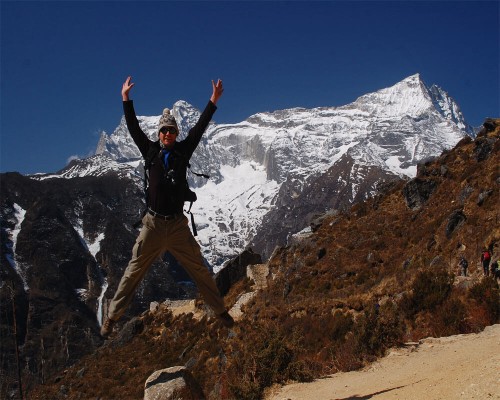 Mountain View From Namche Everest
