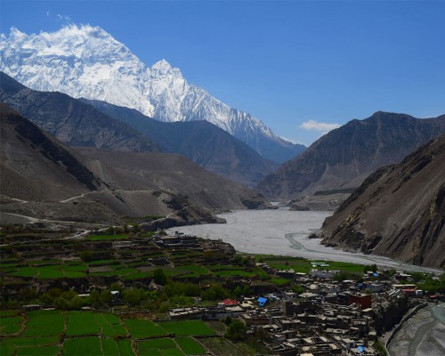 Mountains View In Miktinath