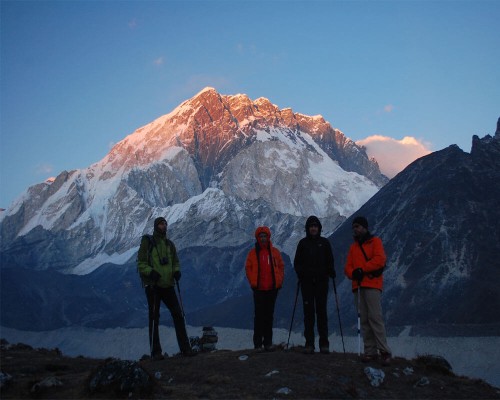 Mt Nuptse View From Lobuche