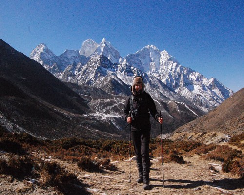 On The Way To Ebc=trekking