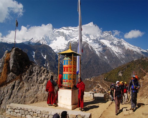Tibetain Choten At Everest Base Camp