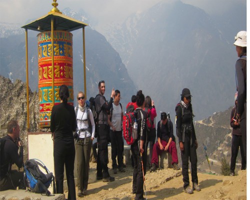 Tibetain Mani In Namche