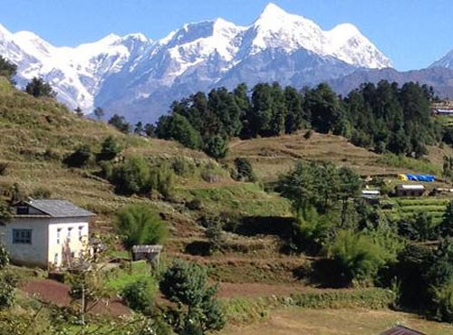 View of Langtang Himal